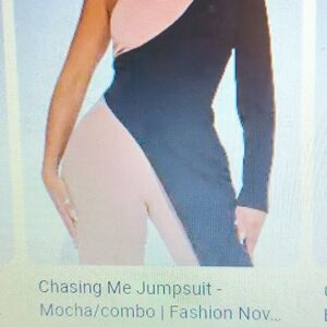 Fashion nova 1 shoulder sexy jumpsuit